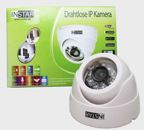 GERMAN BRAND! INSTAR IN-3003 (white) mini WLAN IP Camera with microphone, FTP and Email Alarm and Motion Detection. For MAC / Windows / Linux / Android and IPhone!
