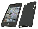 iTALKonline BLACK SnapGuard Armour HYBRID Protection Clip On Case/Cover/Skin For Apple iPod Touch 4 4G (4th Generation) 8GB, 32GB, 64GB