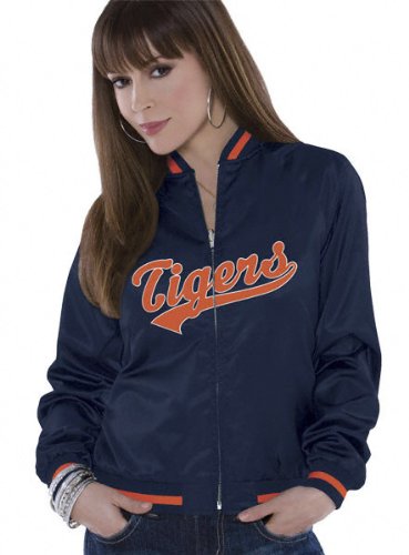 Detroit Tigers Women's Reversible Satin Jacket - by Alyssa Milano