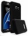 Bastex Galaxy S7 Case, Heavy Duty Slim Fit Hybrid Armor Premium Dual Shock Rubber Silicone Cover with Hard Protective Case for Samsung Galaxy S7 (Black)