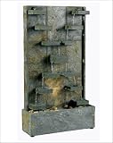 Kenroy Home 50375SL Watercross Floor Fountain in Natural Slate