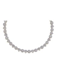 7.5CT DIAMOND FLOWER NECKLACE