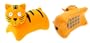 Novelty Desktop Tiger Corded Telephone - Yellow
