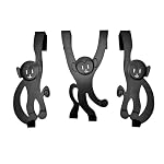 Monkey Door Hangers Hooks - Black Set of 3
