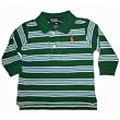 Ralph Lauren Infant Boys Polo Shirt Long Sleeved Green/Blue/White w/ Pony 12 Months