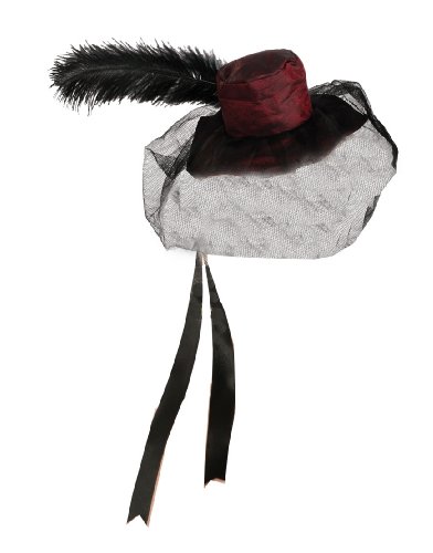 Rubie's Costume Co Womens Mini Red Saloon Girl Hat