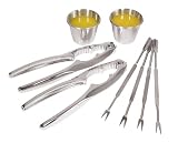 Kitchen & Housewares : Oggi 8-Piece Stainless Steel Seafood Set