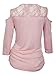 eVogues Women's Cutout Cold Shoulder Top