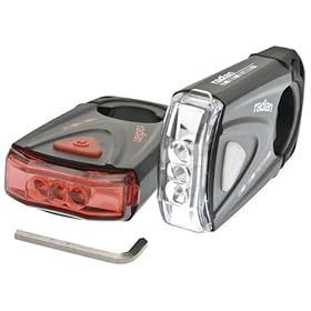  Bell Radian Bike Light Set (Black/Red)