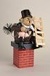 Christmas Smoker - chimneysw./lucky charm (6.3 inches)