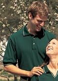 Big Mens Streamline Short Sleeve Pique Golf Shirt with Stain Resistor (Big & Tall and Regular Sizes)