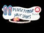 "PLEASE REMOVE YOUR SHOES, MAHALO" SIGN - 16" HAND CARVED/PAINTED
