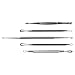Comedone Extractor for Blackhead and Blemish - Set of 5 with Case