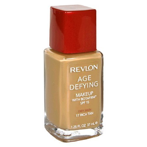 Revlon Age Defying Makeup with Botafirm, SPF 15, 17 Rich Tan, 1.25 oz.