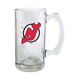 New Jersey Devils Beer Mug: 13 oz Glass Tankard