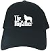 CAPS BLACK EMBROIDERY  THE DOGFATHER BORDER COLLIE 