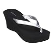 Women's Xhilaration® Leila Wedges Flip-Flops - Sliver