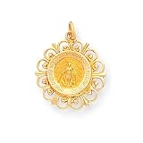 14k Miraculous Medal Pendant