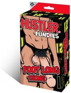 Fuzzy Pecker Thong White (Package Of 3)