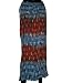 Bollywood Skirt Blue Maroon Jaipur Printed Boho Skirt for Women 38 Inch