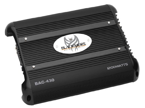 BLACKMORE 1200 WATT 4 CHANNEL AMPLIFIER RMS POWER 150W X 4 CAR AMP BAC-430