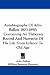 Autobiography Of Adin Ballou 1803-1890: Containing An Elaborate Record And Narrative ...