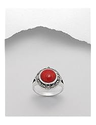 Marcasite Ring In 92.5 Sterling Silver