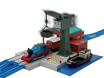 Childrens Toyshop  Toys : Tomy Cranky & Bulstrode at the Harbour