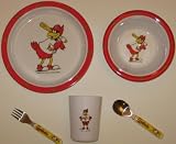 ST. LOUIS CARDINALS Team Logo 5 Piece Baby Child Dinner Set ( Sipping cup, Plate, Bowl,... by Duckhouse