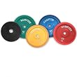 Rubber Bumper Plate Solid Rubber Precision Milled Cast Iron Size: 35 lbs