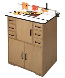 Woodhaven 8244K Phenolic Router Table, Fence & Cabinet Kit