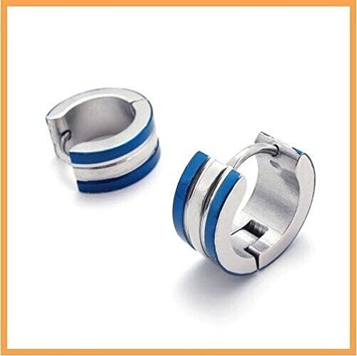 European and American fashion titanium steel engraving pattern man earringsï¼ŒMale and female personality do not fade trendStud earrings ornaments