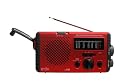 Eton - FR350 - Poste Radio Dynamo Portable Water Resistant - AM/FM/Ondes Courtes - Lampe torche int&eacute;gr&eacute;e - Chargeur de t&eacute;l&eacute;phone portable - Sir&egrave;ne d'urgence - Etui de protection - Rouge