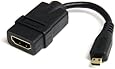 StarTech.com 5in High Speed HDMI Adapter Cable - HDMI to HDMI Micro - F/M - 5 inch Micro HDMI Adapter - HDMI Female to Micro HDMI Male