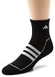 adidas Men's Climalite II 2-Pack QTR Sock, Shoe Size 6-12