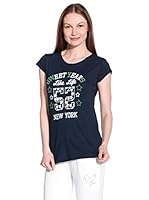 Sweet Years Camiseta Manga Corta (Azul Marino)