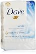 Dove Beauty Bar, White, 4 Bars
