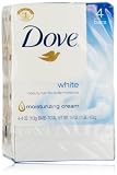 Dove Beauty Bar, White, 4 Bars
