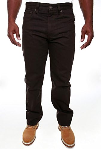 1761 - Dark Brown Basic Raw Denim Jeans ( 50/34 )