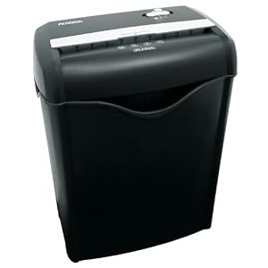 Aurora AS662C 6 Sheet Crosscut Paper Shredder with Basket by Aurora