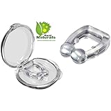 Rami Naturals Anti Snoring Nose Clips - Breathe Easier - Free Travel Case and Beauty Recipes - Quiet Sleep - Best Alternative to Other Anti Snore Devices Such as Pillows and Nasal Strips