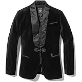 G-Star Raw Men's Rct Midnight Velvet Double Blazer in Black
