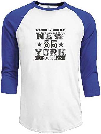 New York City Badge 3/4 Sleeve Cotton Men T-Shirt