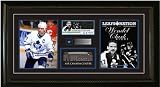 Wendel Clark Signed 8x10 Collage Maple Leafs ''Banner Raising Program & Ticket''