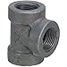 Anvil 8700120457, Malleable Iron Pipe Fitting, Tee, 1/2