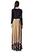 On Trend Women's 3/4 Sleeve Paris Fall Bohemian Long Maxi Dress