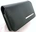 MOBILE BITS SAMSUNG I900 OMNIA COMPATIBLE PREMIUM HORIZONTAL BLACK POUCH/CASE WITH BELT CLIP  from MOBILE BITS