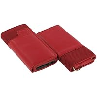 3n1 Combo - Special Flip Leather Case with Swivel Belt Clip for Apple iPod Nano Nano-Chromatic 4th Generation 8gb 16gb + Young Micro Shoe Silicone Pouch for Nike+ Sensor (Nano Chromatic Not Included)
