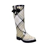 AVON04 Womens Rain Boots Beige Plaid Sz 7 41rkFHveWYL. SL160 AVON04 Womens Rain Boots Beige Plaid Sz 7