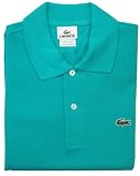 Lacoste Mens Short Sleeve Classic Pique Polo, Courtyard Green